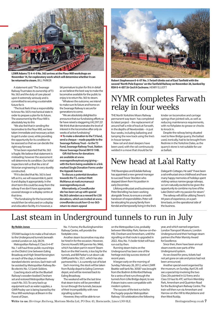 Heritage Railway Preview Pages