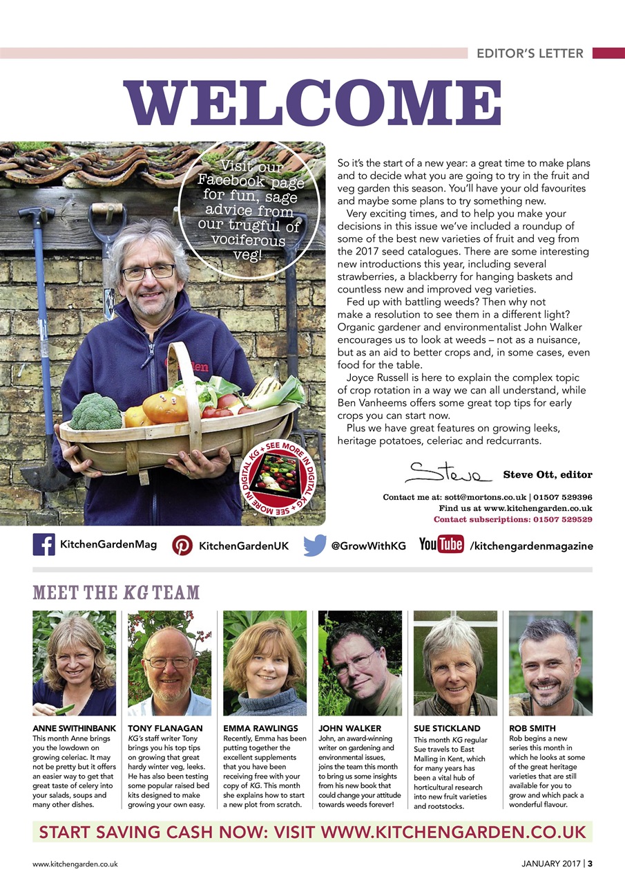 Kitchen Garden Magazine Preview Pages