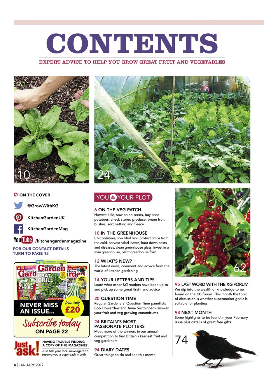 Kitchen Garden Magazine Preview Pages