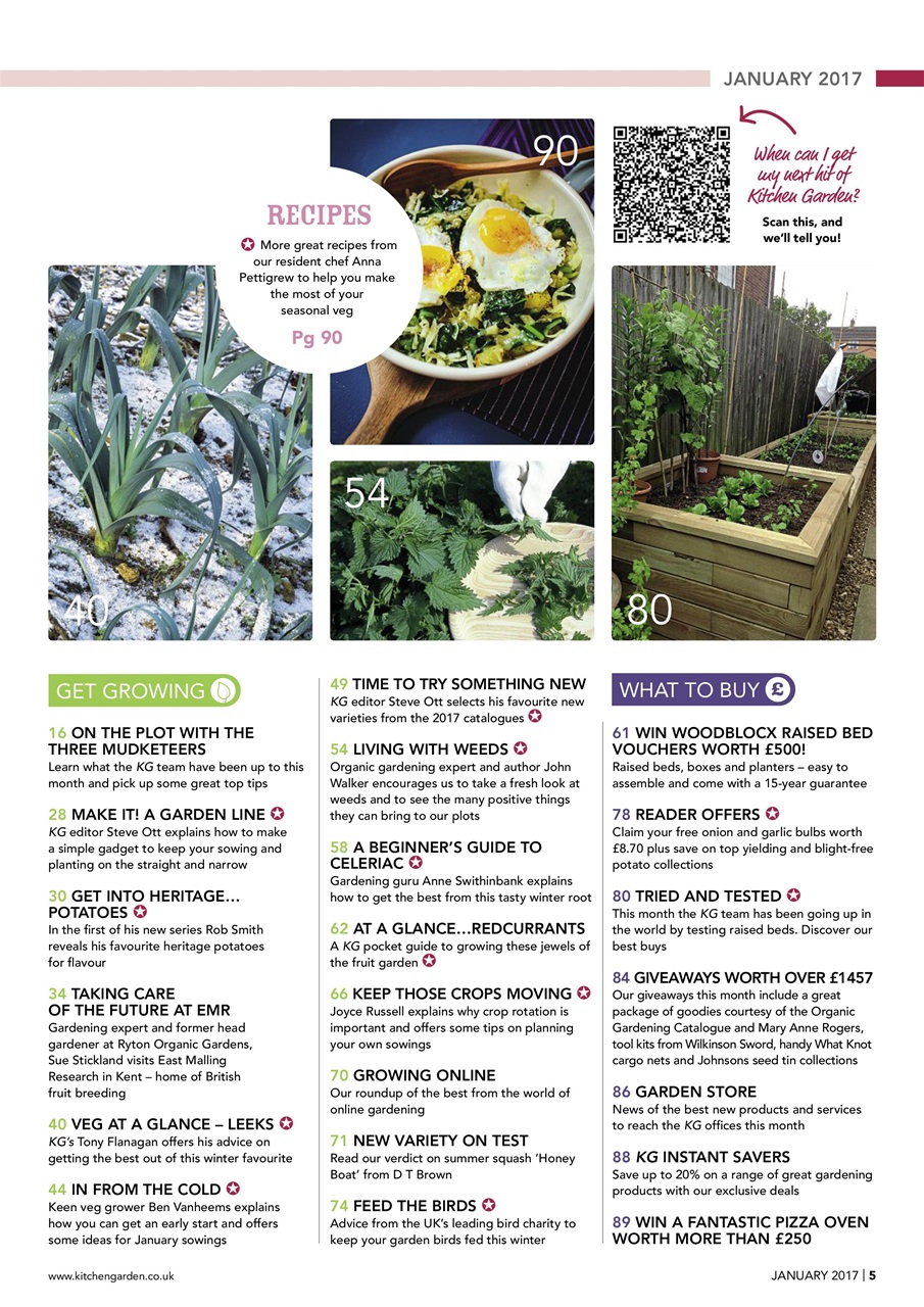 Kitchen Garden Magazine Preview Pages