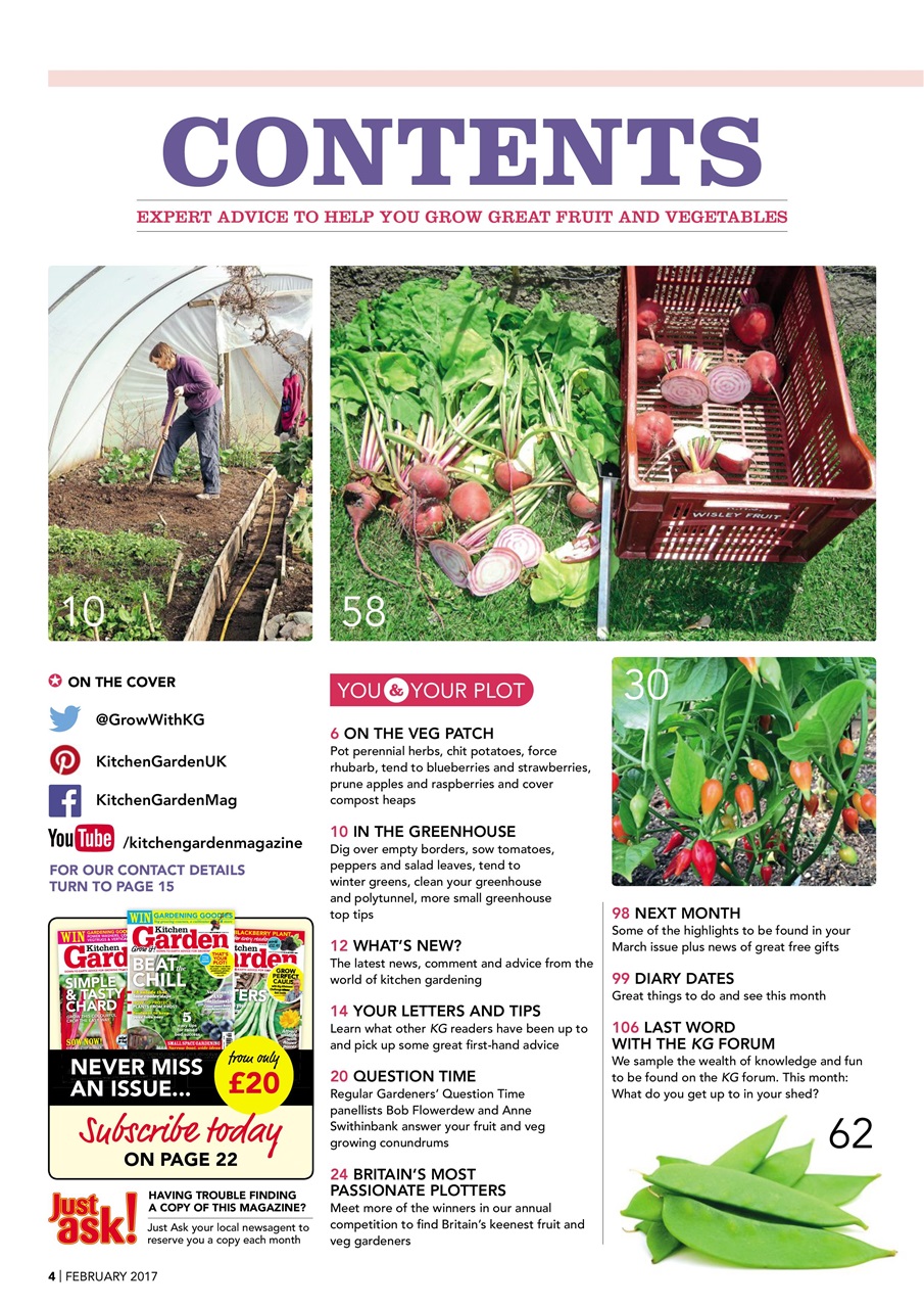 Kitchen Garden Magazine Preview Pages