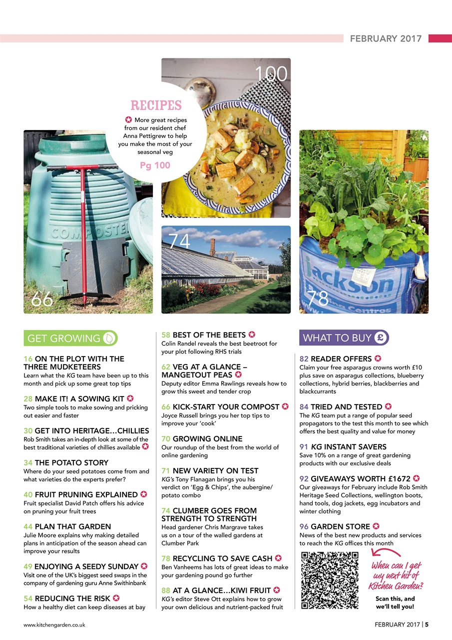 Kitchen Garden Magazine Preview Pages