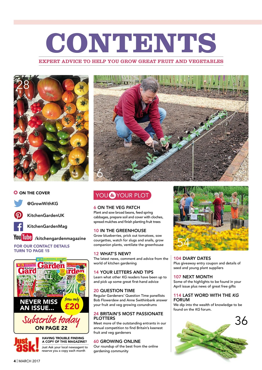 Kitchen Garden Magazine Preview Pages