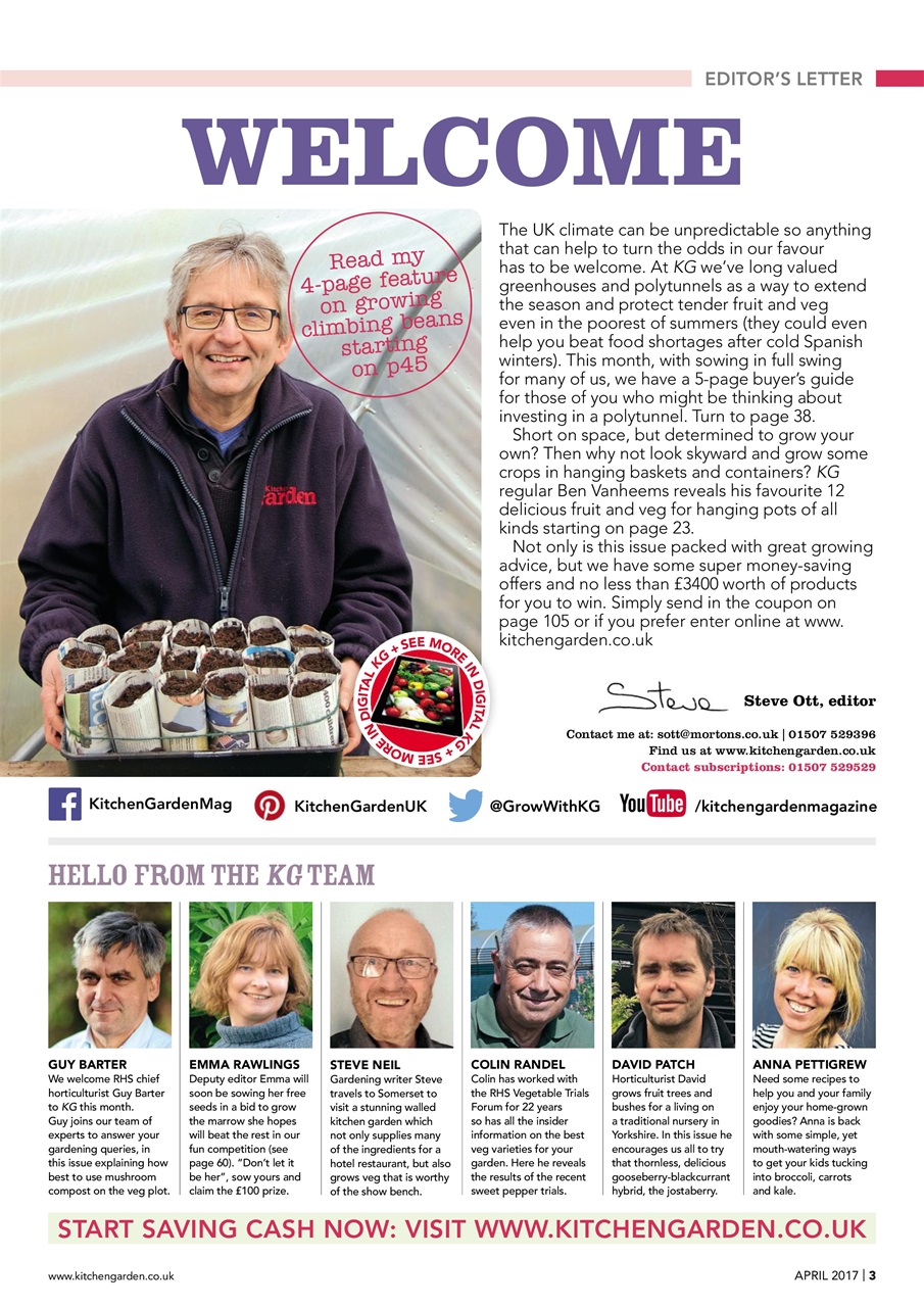 Kitchen Garden Magazine Preview Pages