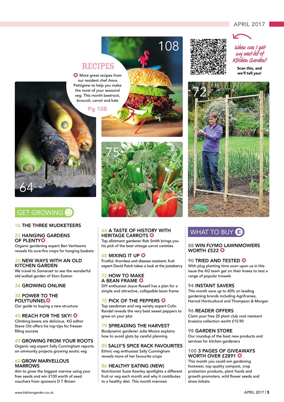 Kitchen Garden Magazine Preview Pages