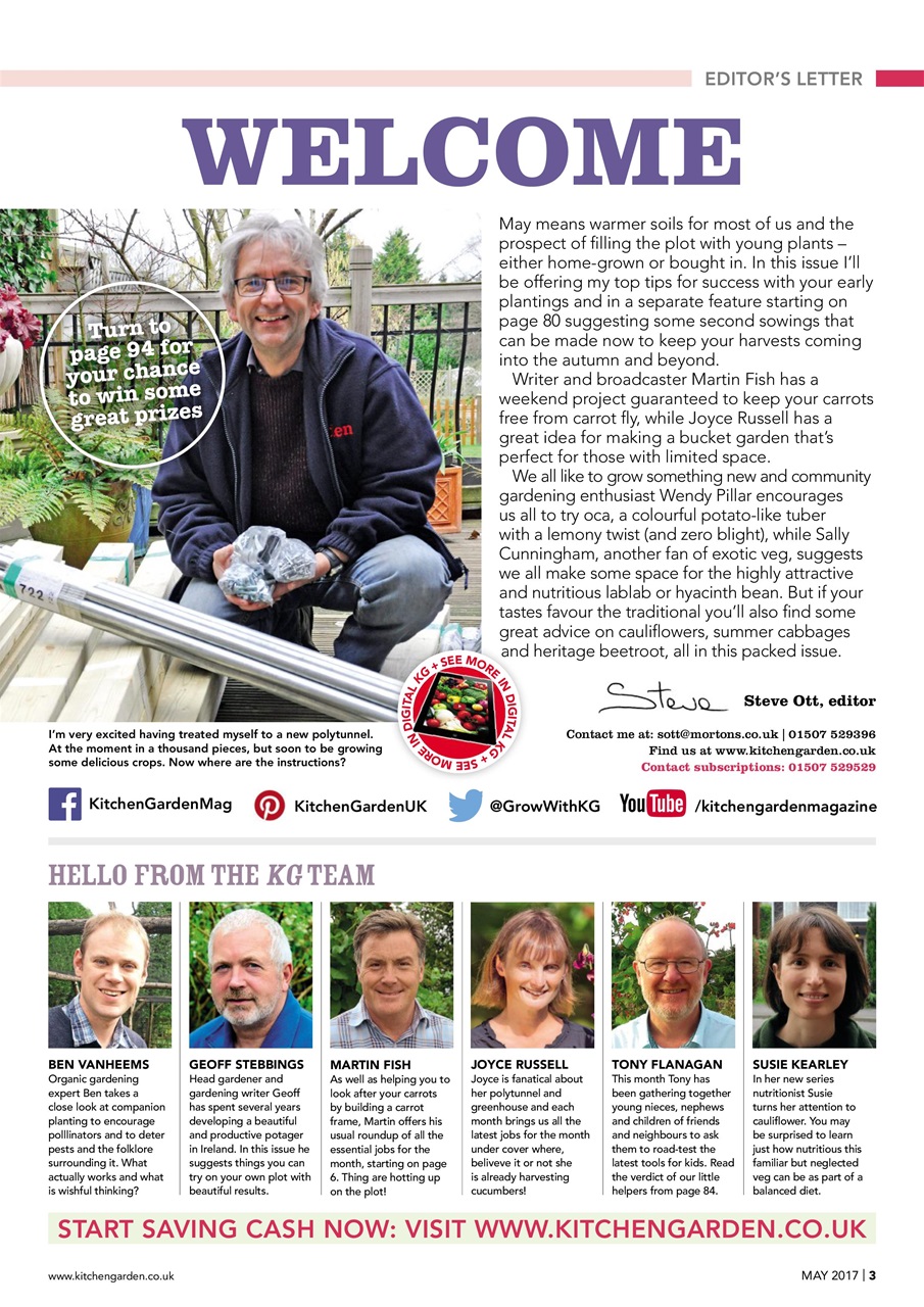 Kitchen Garden Magazine Preview Pages