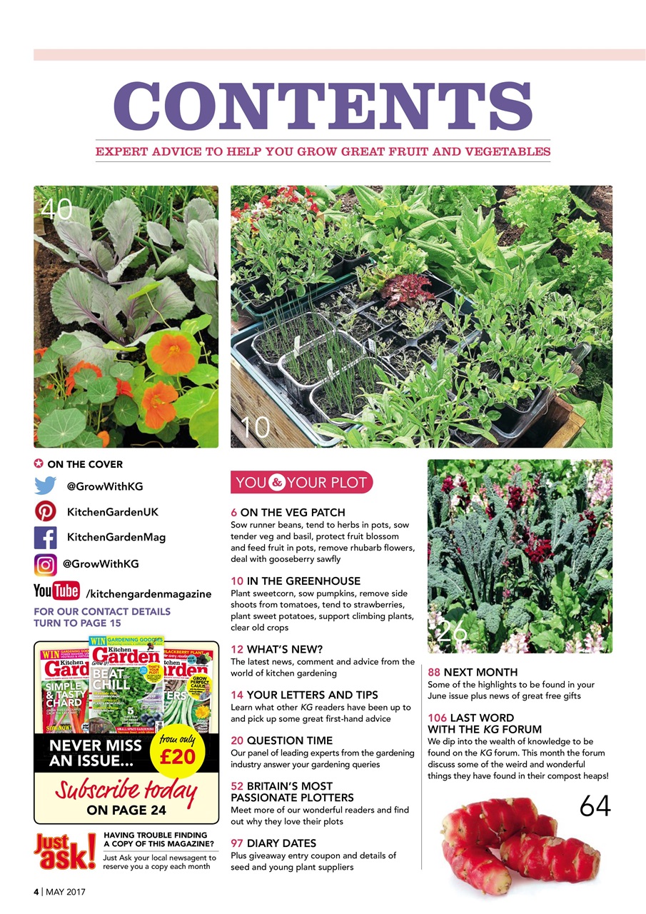 Kitchen Garden Magazine Preview Pages