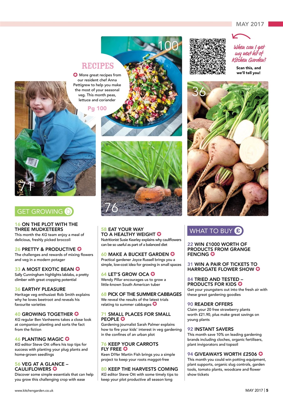 Kitchen Garden Magazine Preview Pages