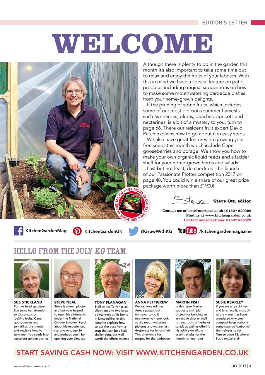 Kitchen Garden Magazine Preview Pages