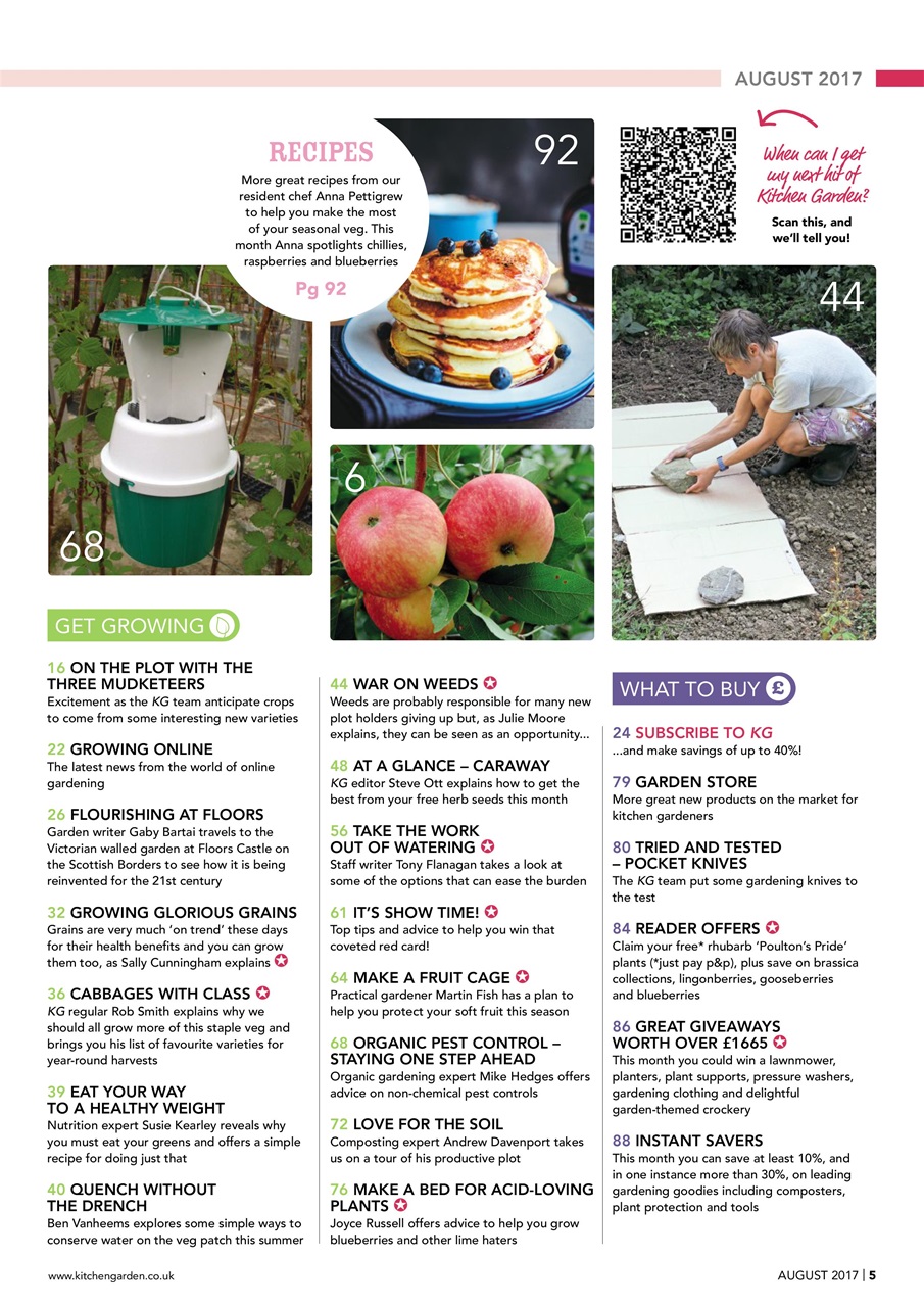 Kitchen Garden Magazine Preview Pages