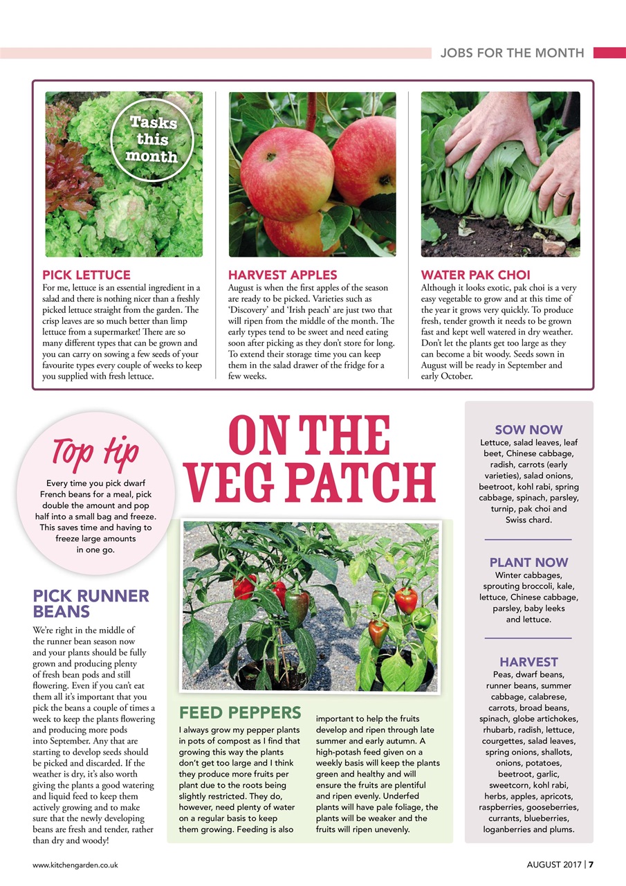 Kitchen Garden Magazine Preview Pages