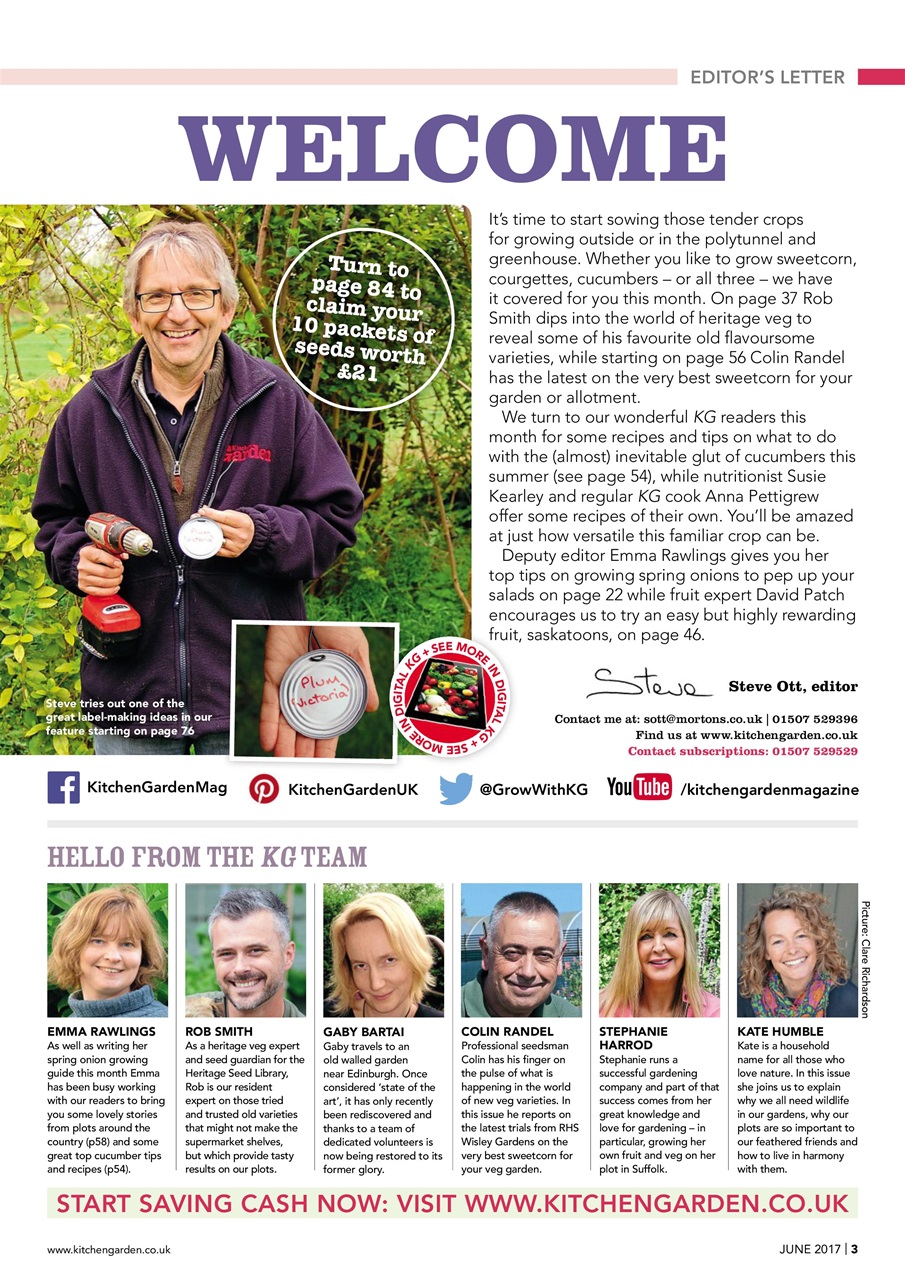 Kitchen Garden Magazine Preview Pages