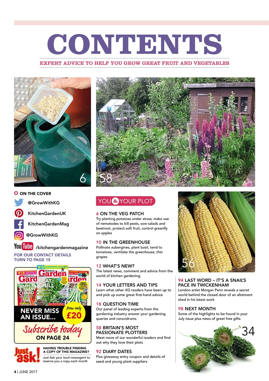 Kitchen Garden Magazine Preview Pages