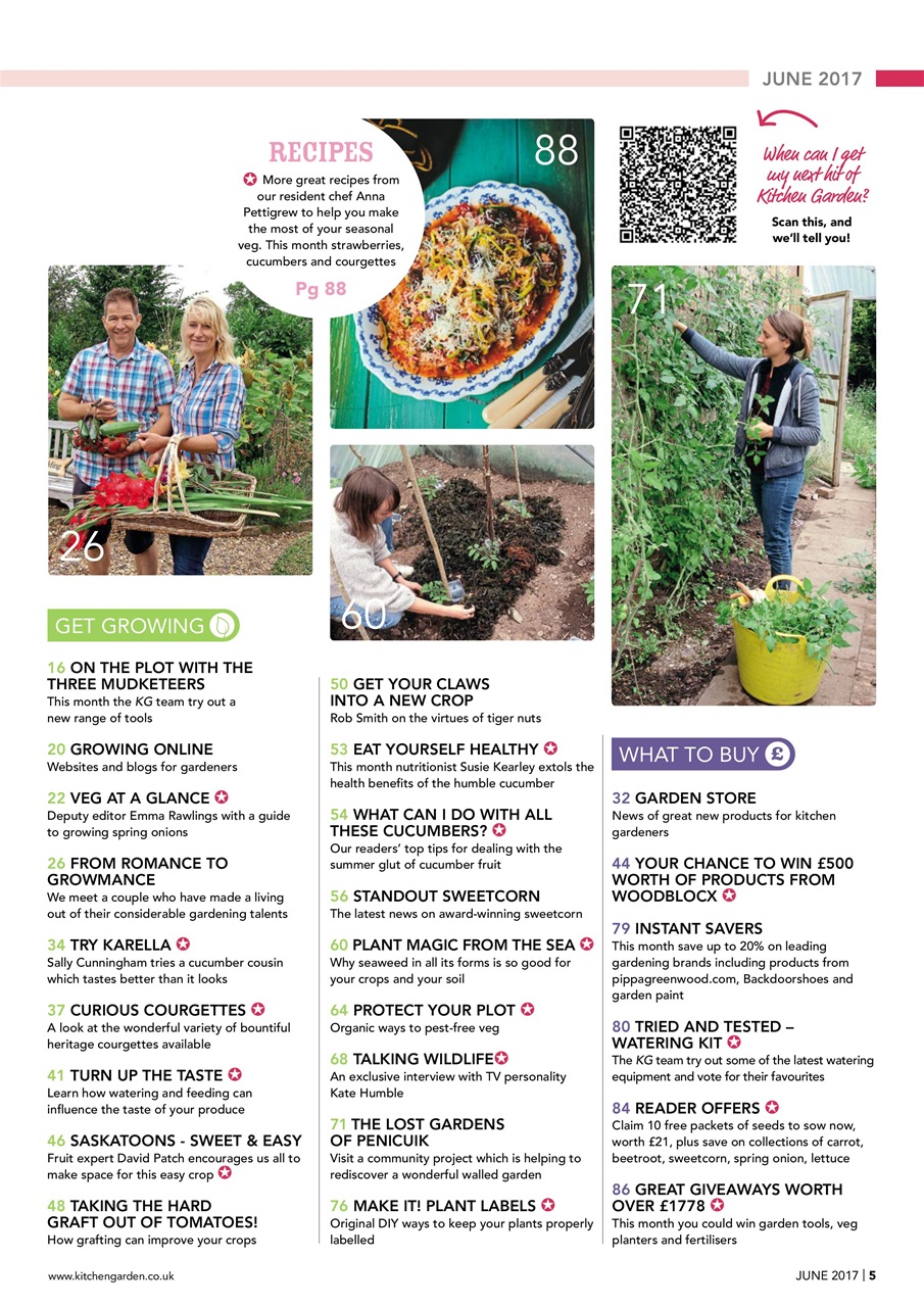 Kitchen Garden Magazine Preview Pages