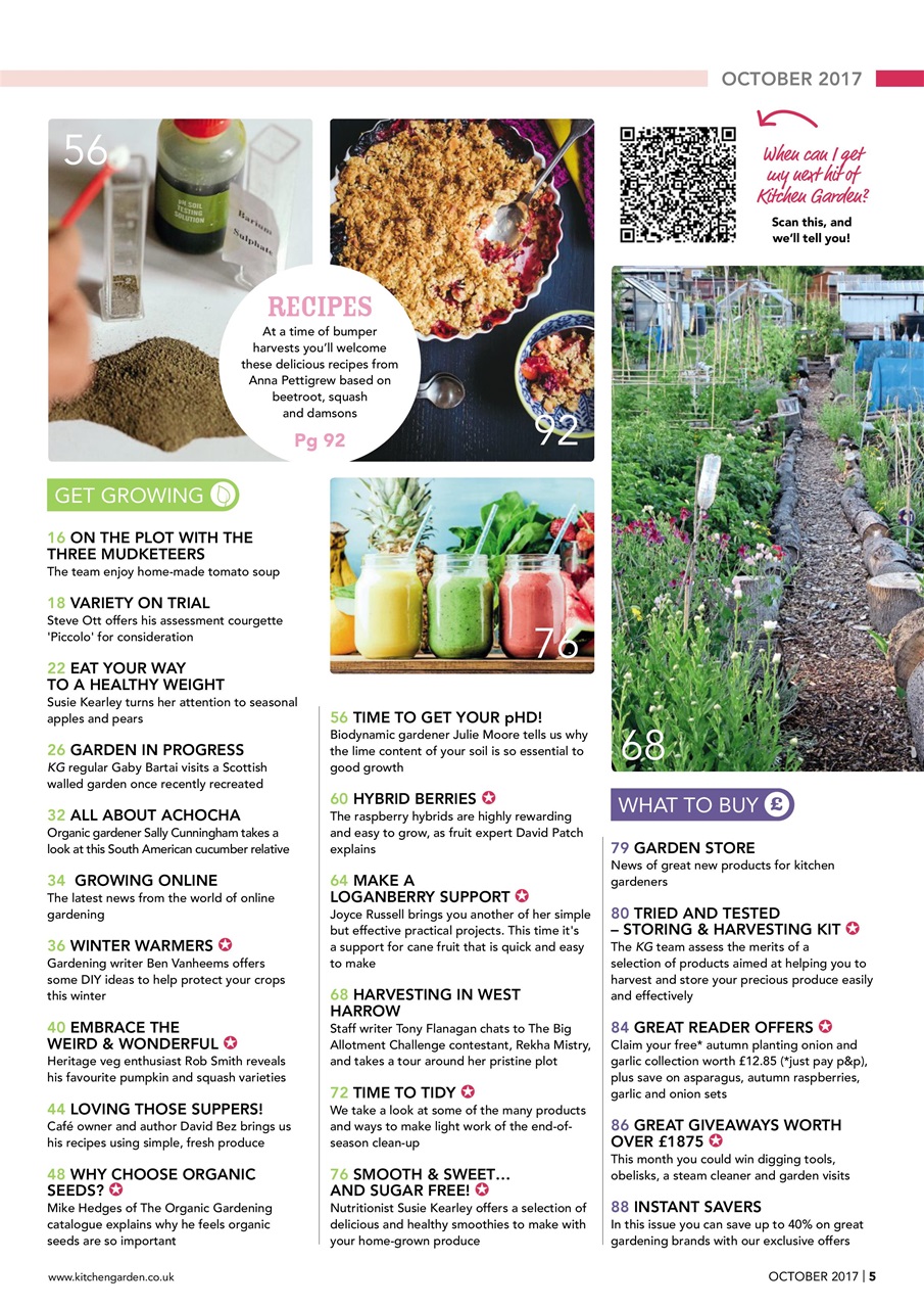 Kitchen Garden Magazine Preview Pages