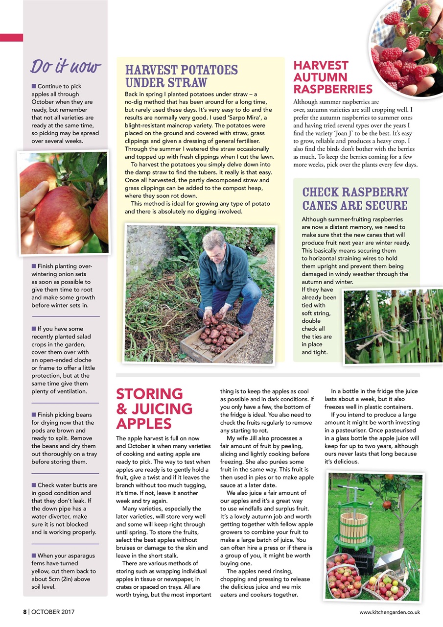 Kitchen Garden Magazine Preview Pages