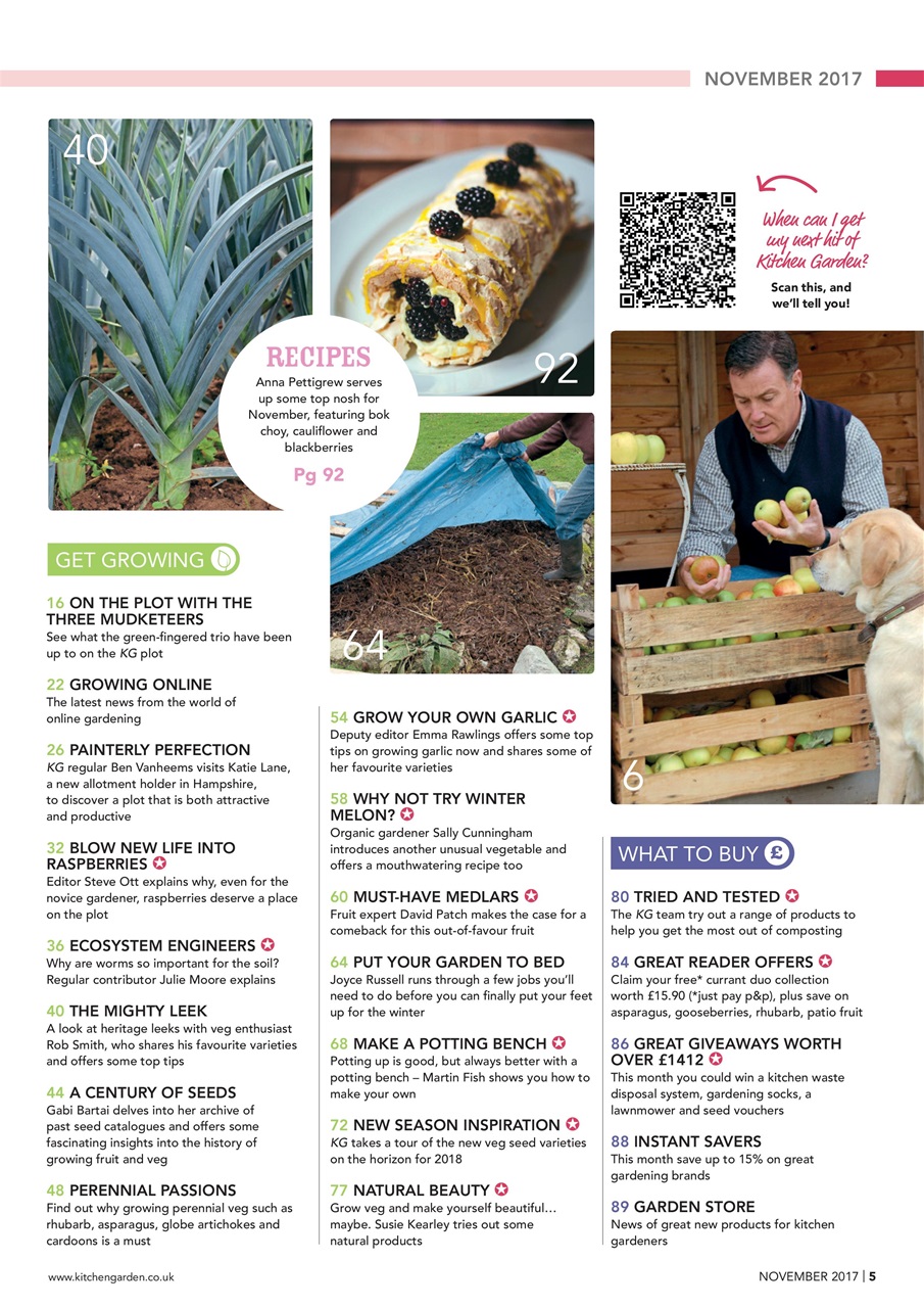 Kitchen Garden Magazine Preview Pages
