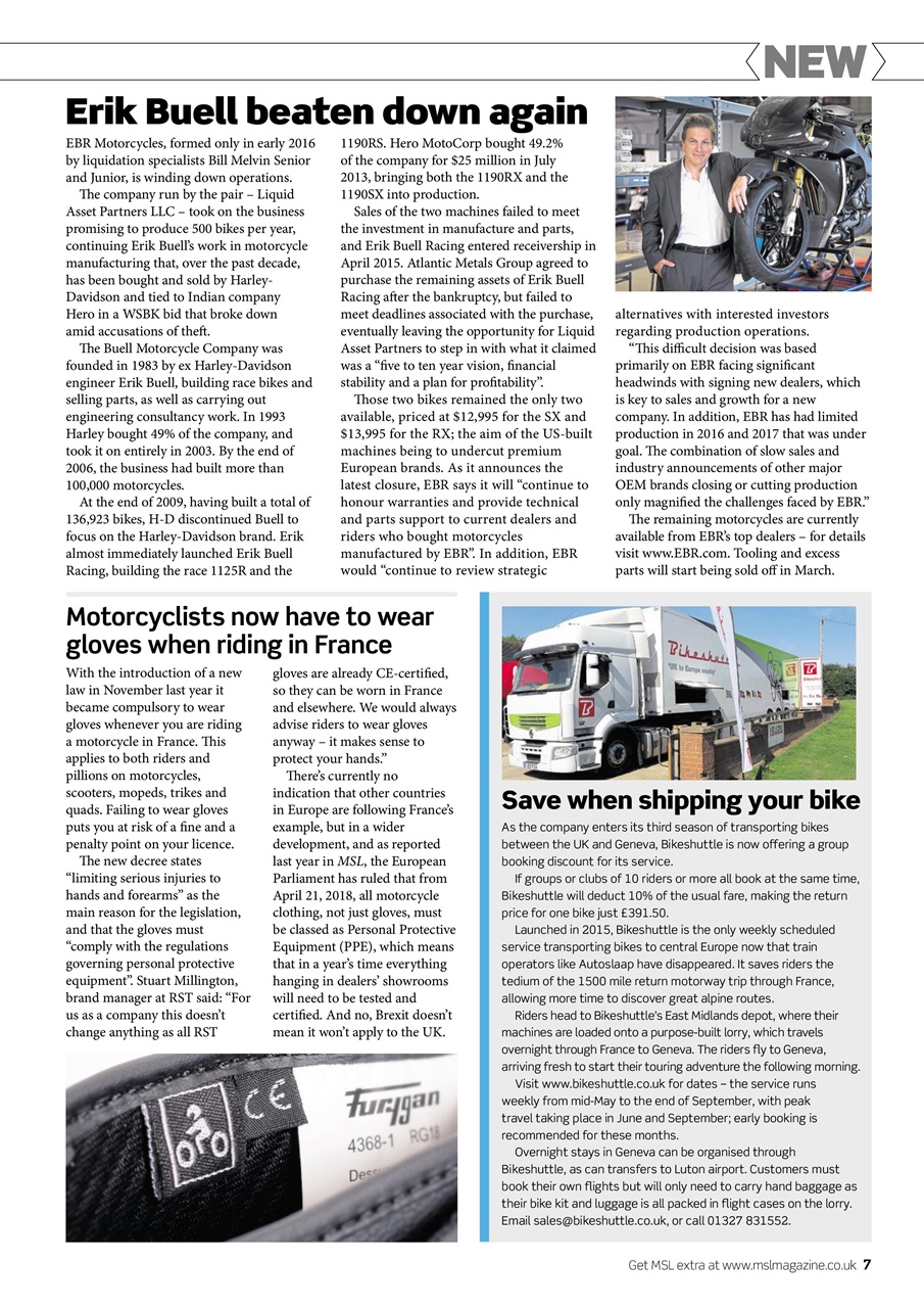 Motorcycle Sport & Leisure Preview Pages