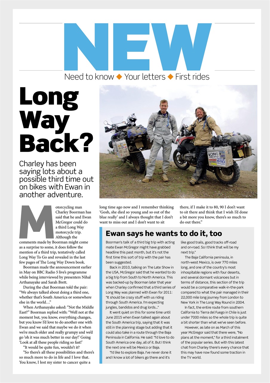 Motorcycle Sport & Leisure Preview Pages