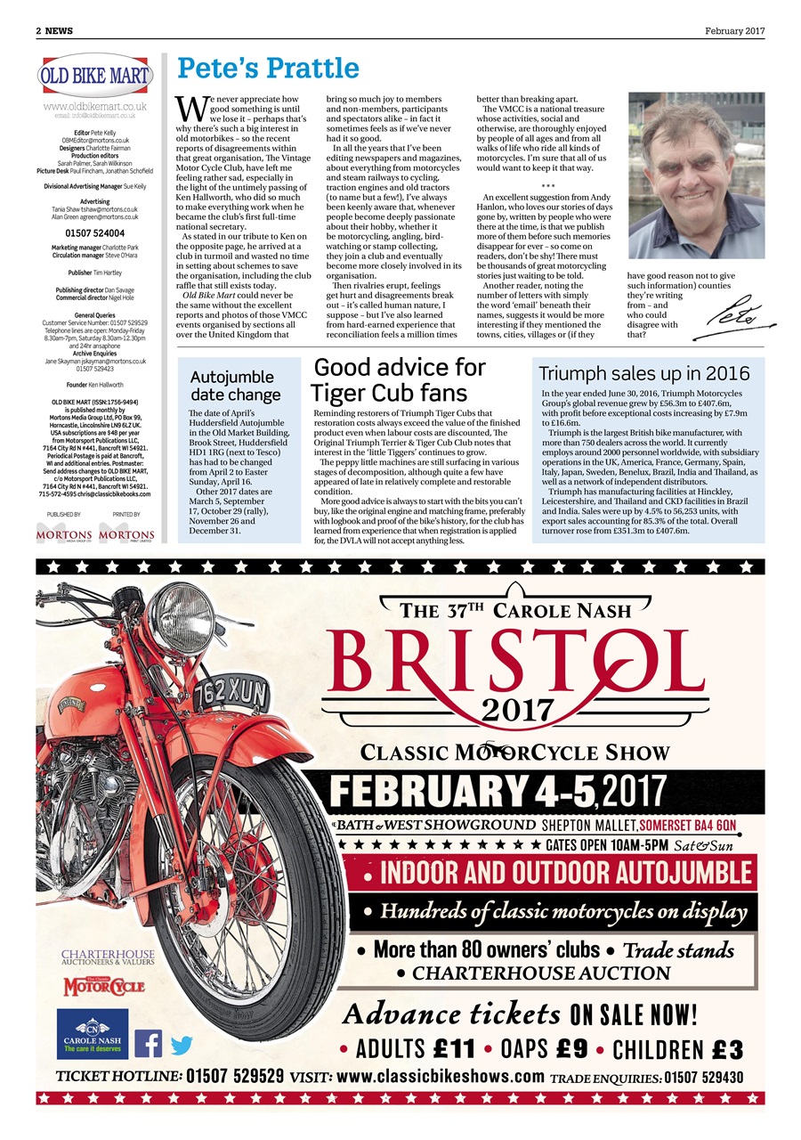 Old Bike Mart Preview Pages