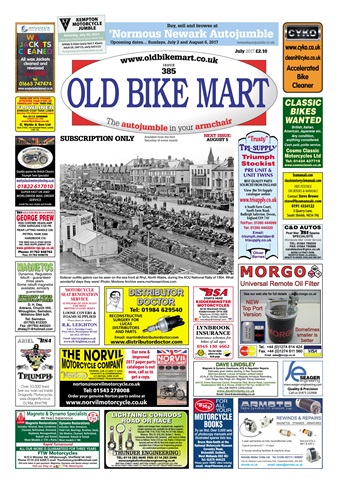 Old Bike Mart issue July 2017