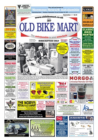 Old Bike Mart issue September 2017