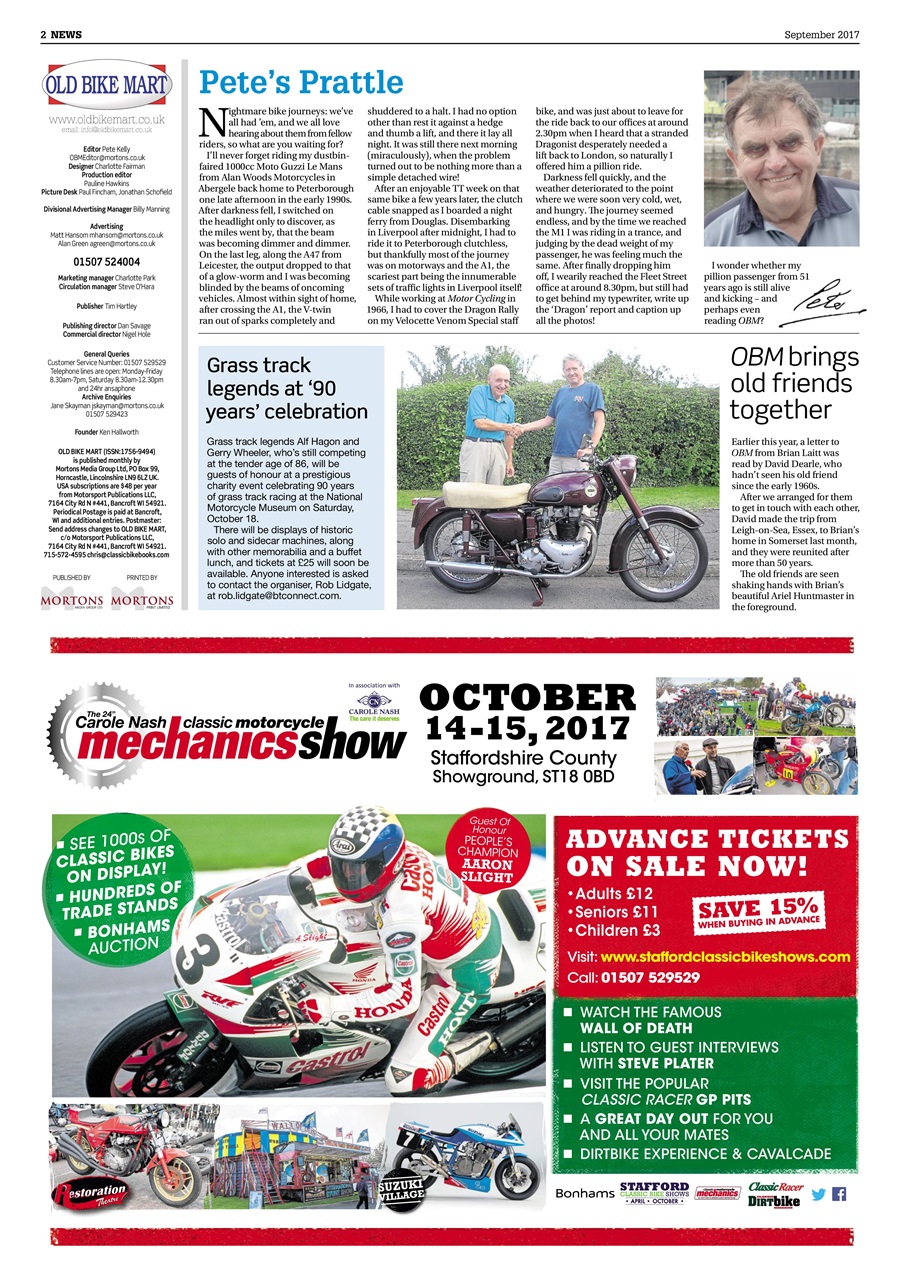 Old Bike Mart Preview Pages