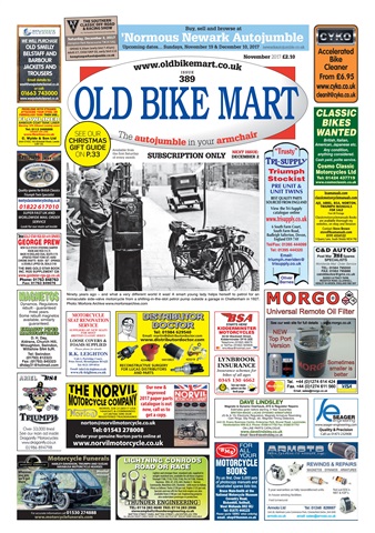 Old Bike Mart issue November 2017