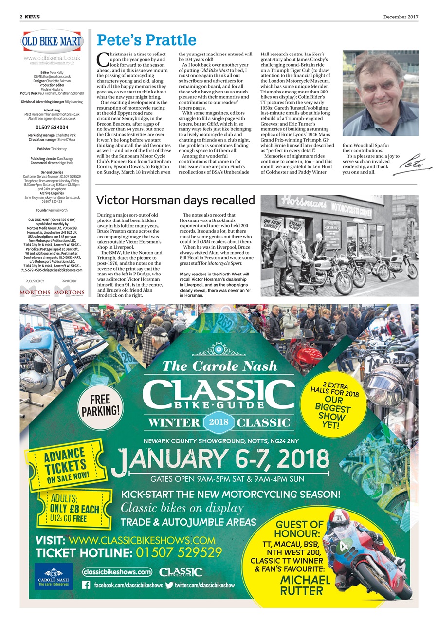 Old Bike Mart Preview Pages