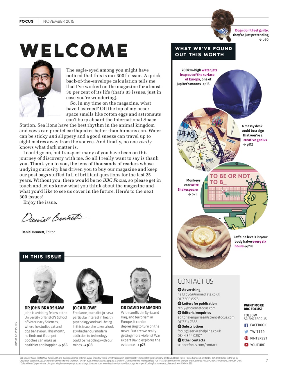 BBC Science Focus Magazine Preview Pages