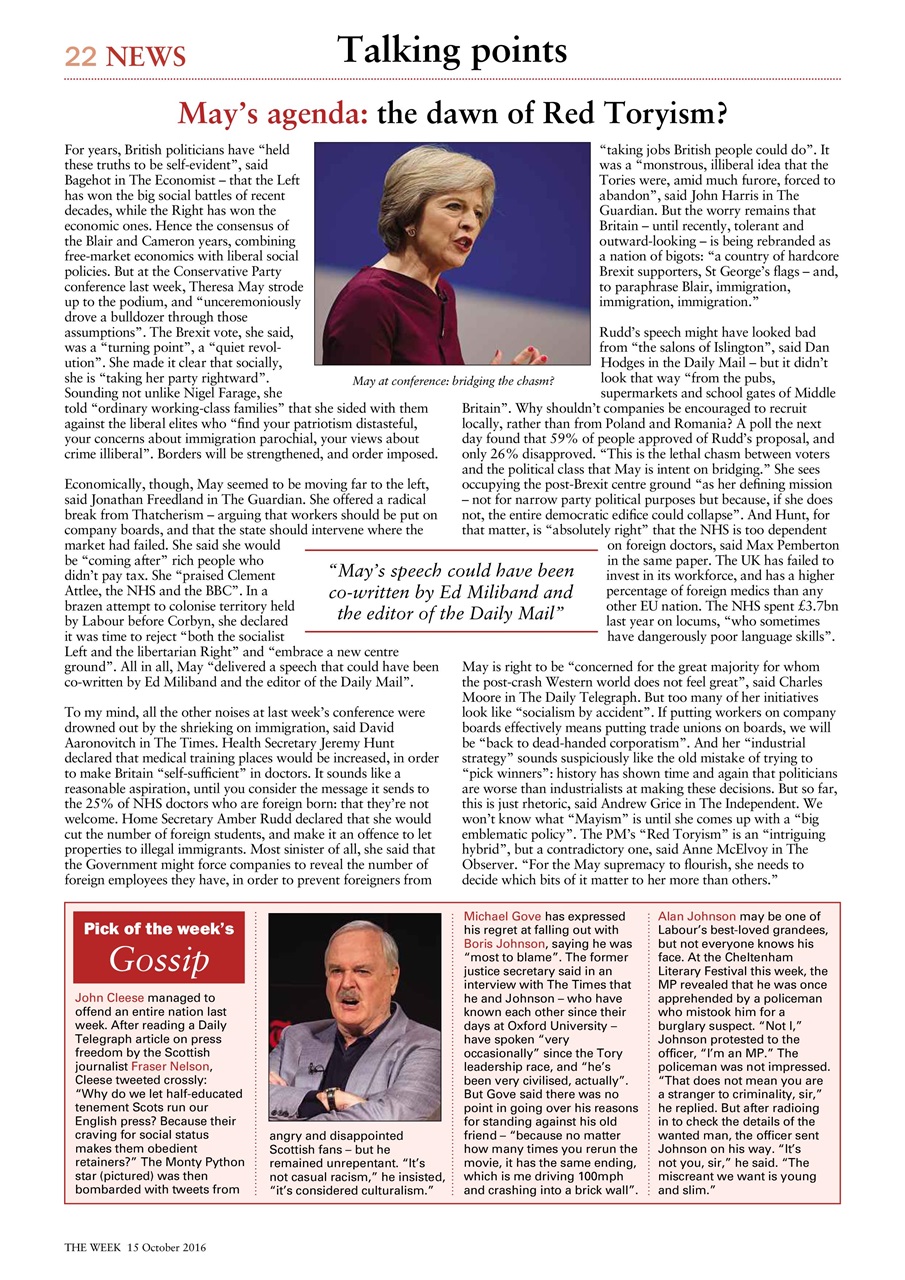 The Week Preview Pages