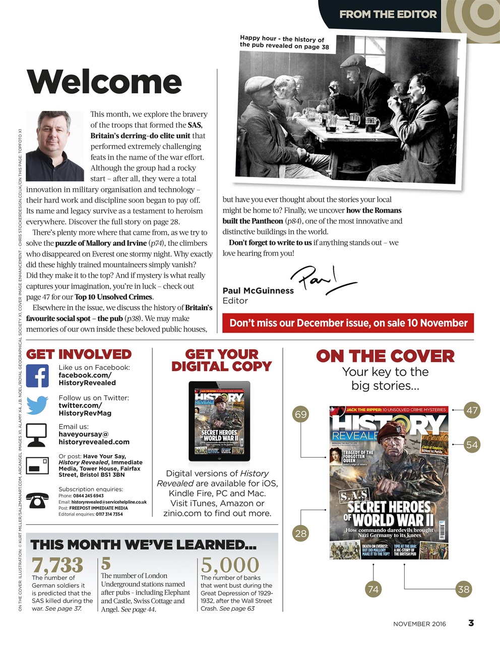 BBC History Revealed Magazine Preview Pages