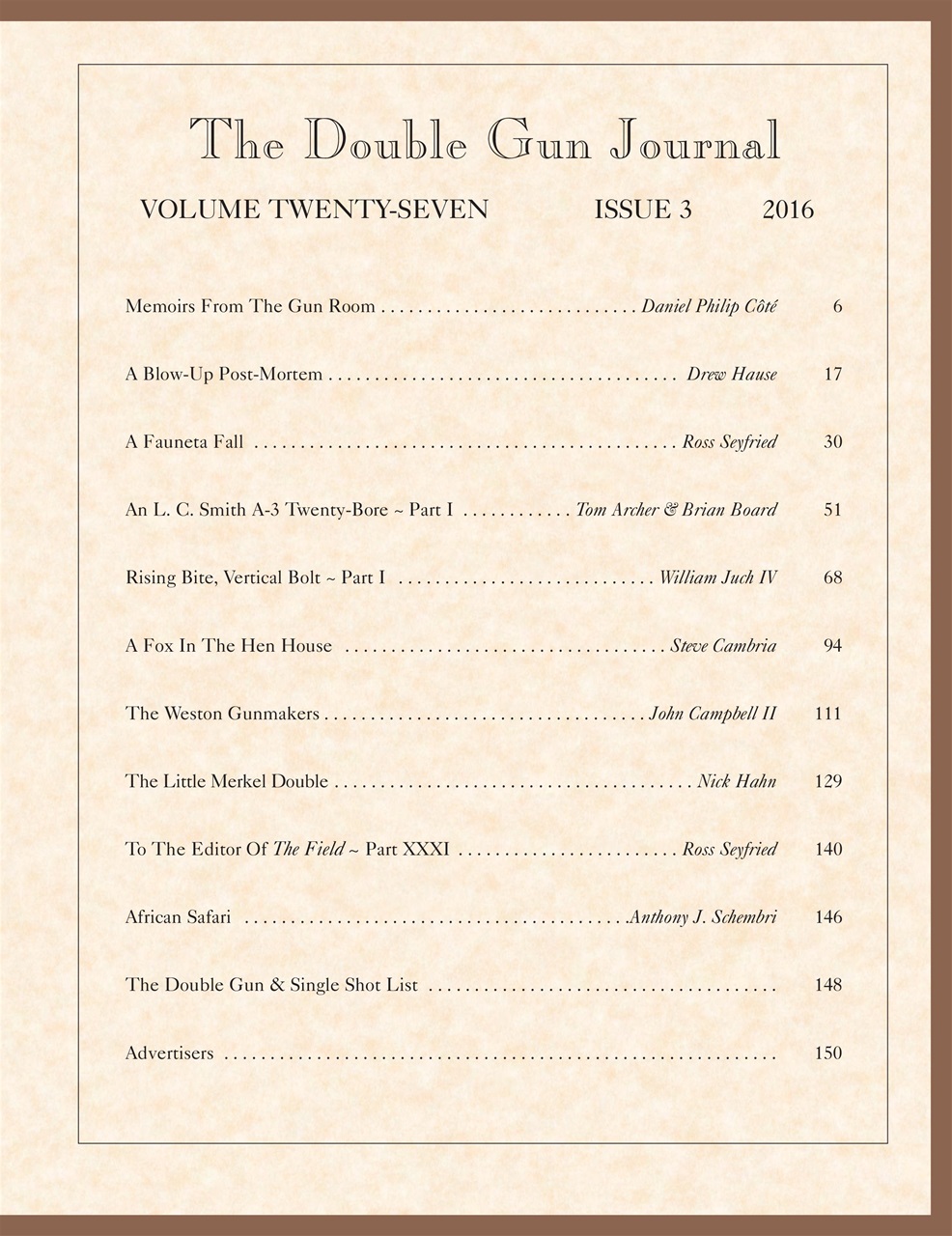 Double Gun Journal Preview Pages