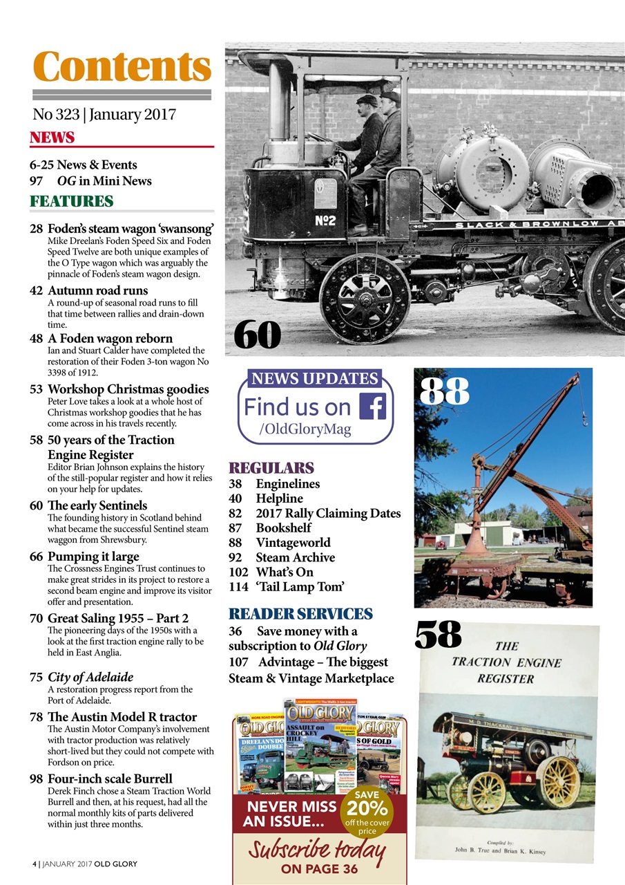 Old Glory Magazine Preview Pages