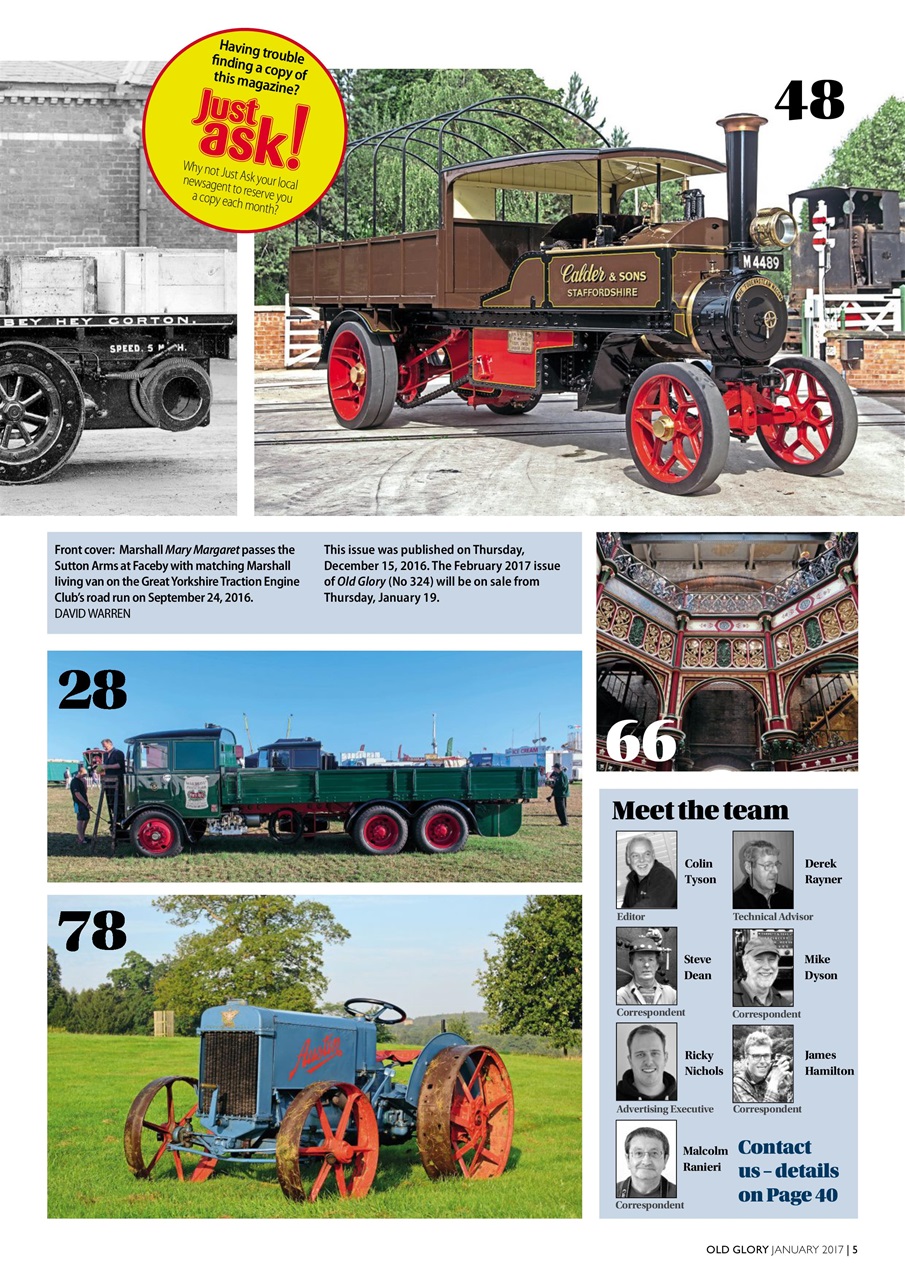 Old Glory Magazine Preview Pages