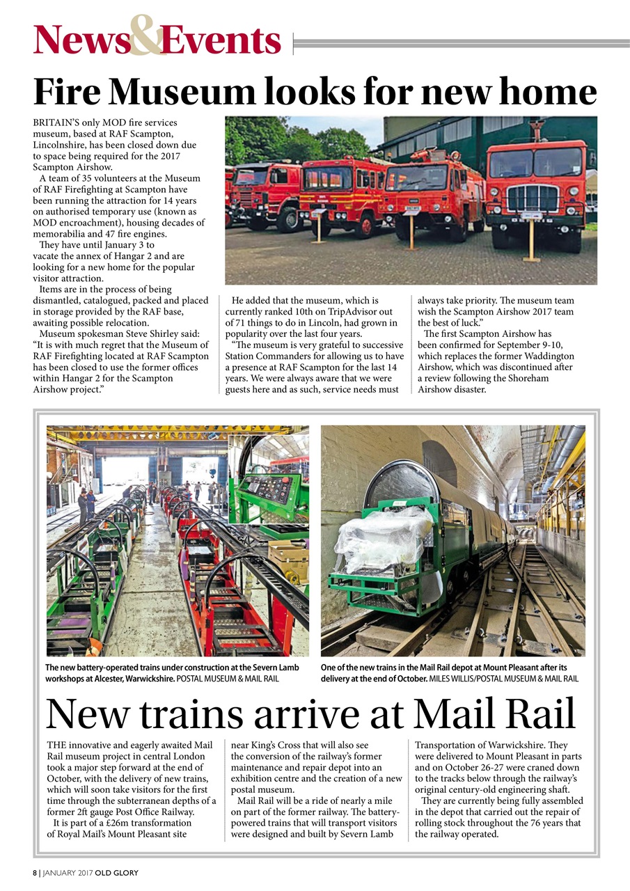 Old Glory Magazine Preview Pages