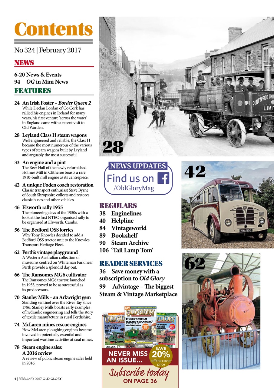 Old Glory Magazine Preview Pages