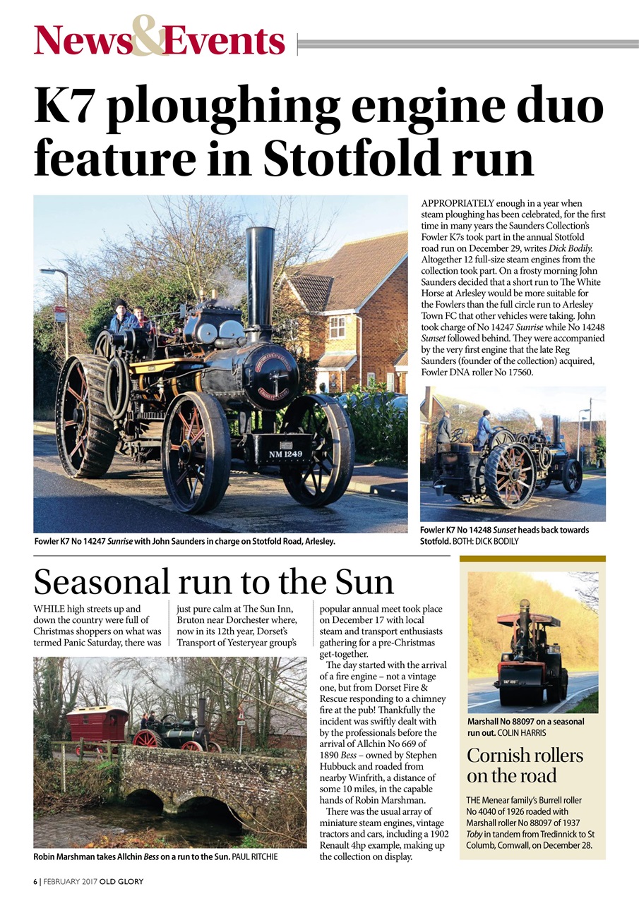 Old Glory Magazine Preview Pages