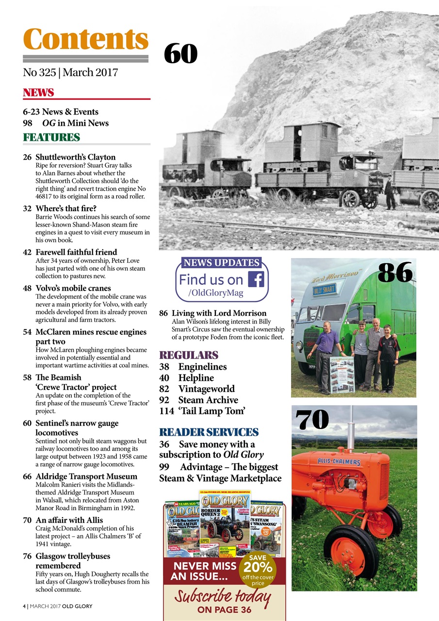 Old Glory Magazine Preview Pages