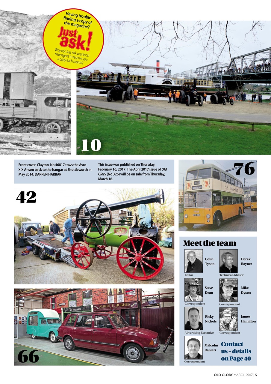 Old Glory Magazine Preview Pages