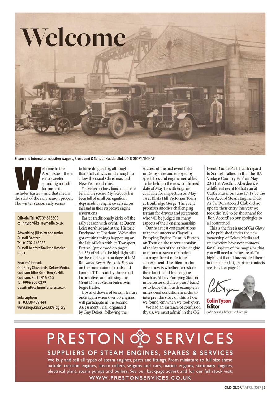 Old Glory Magazine Preview Pages