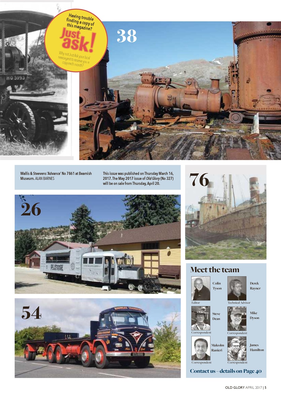 Old Glory Magazine Preview Pages