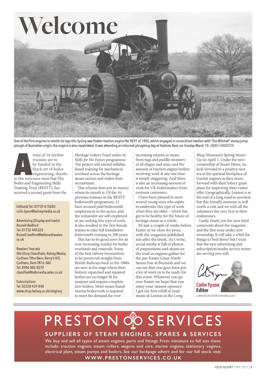 Old Glory Magazine Preview Pages