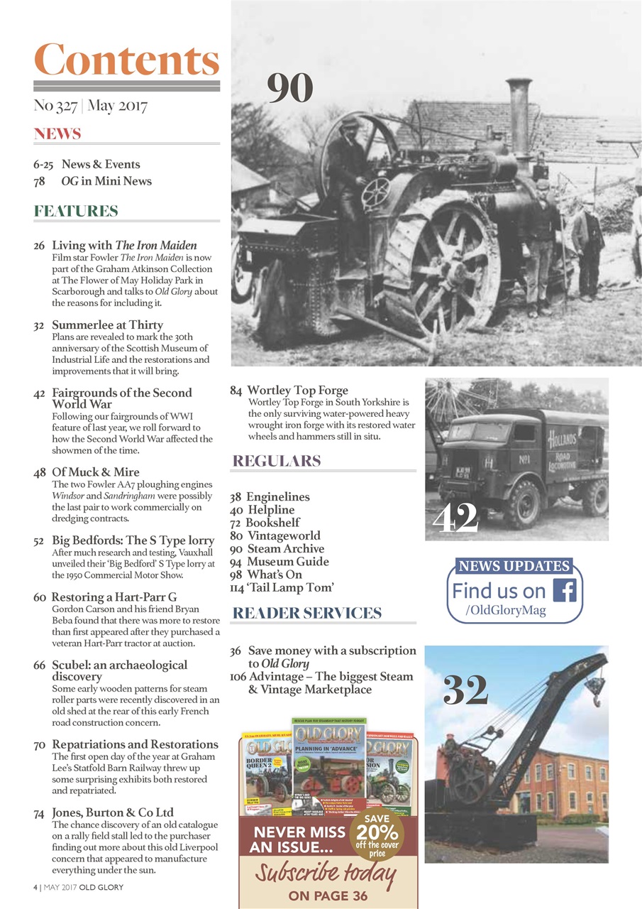 Old Glory Magazine Preview Pages