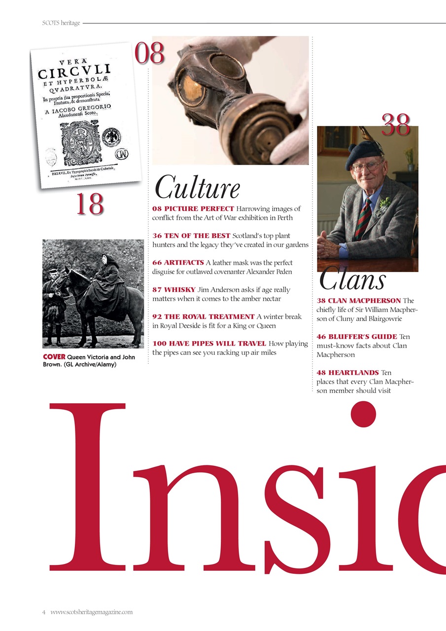 Scots Heritage Magazine Preview Pages
