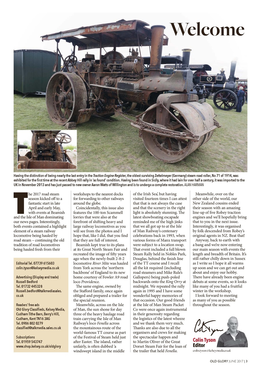 Old Glory Magazine Preview Pages