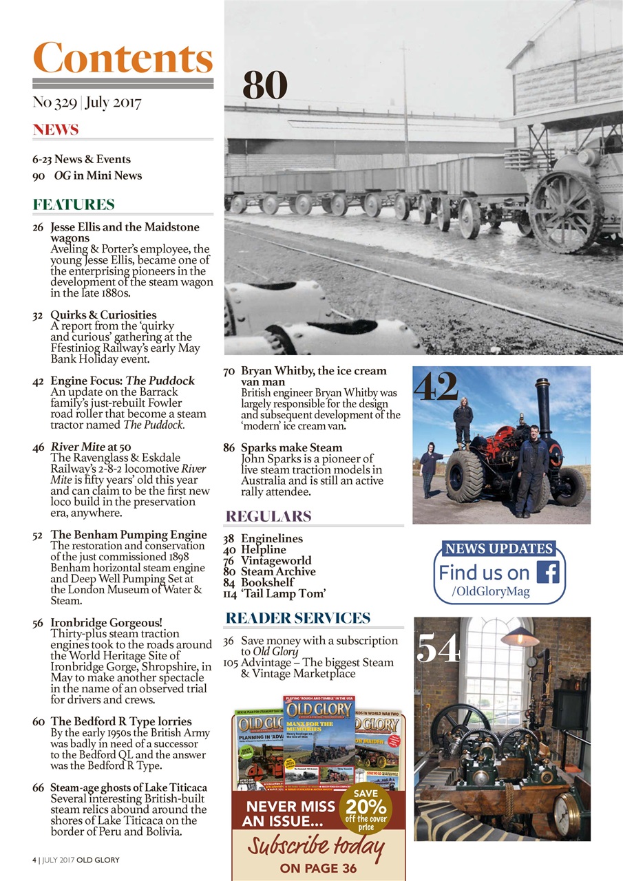 Old Glory Magazine Preview Pages