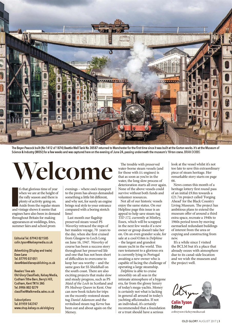 Old Glory Magazine Preview Pages