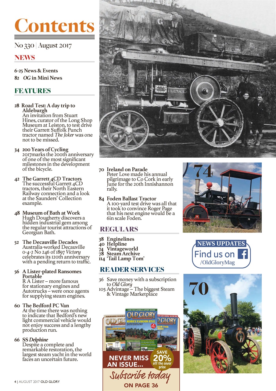 Old Glory Magazine Preview Pages