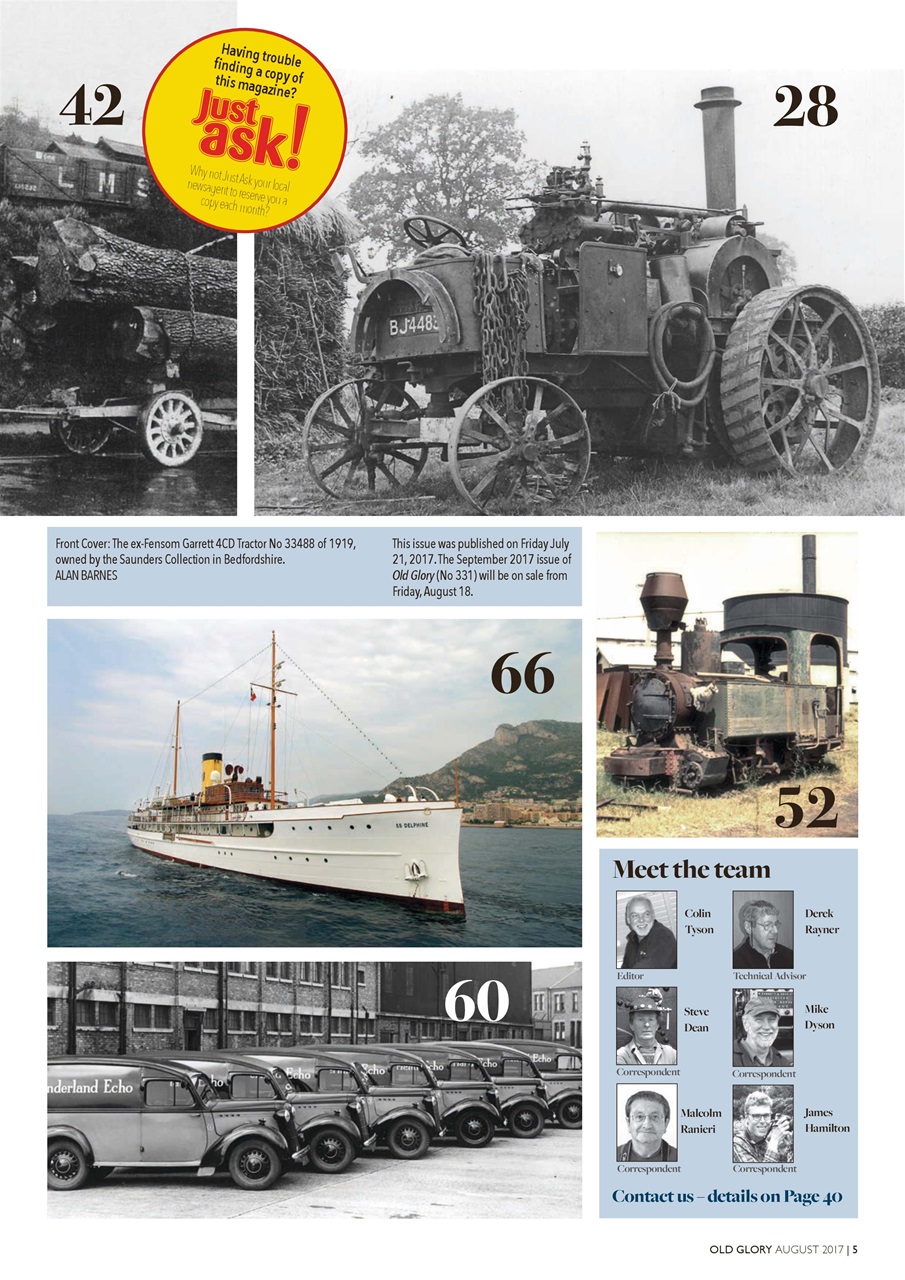 Old Glory Magazine Preview Pages